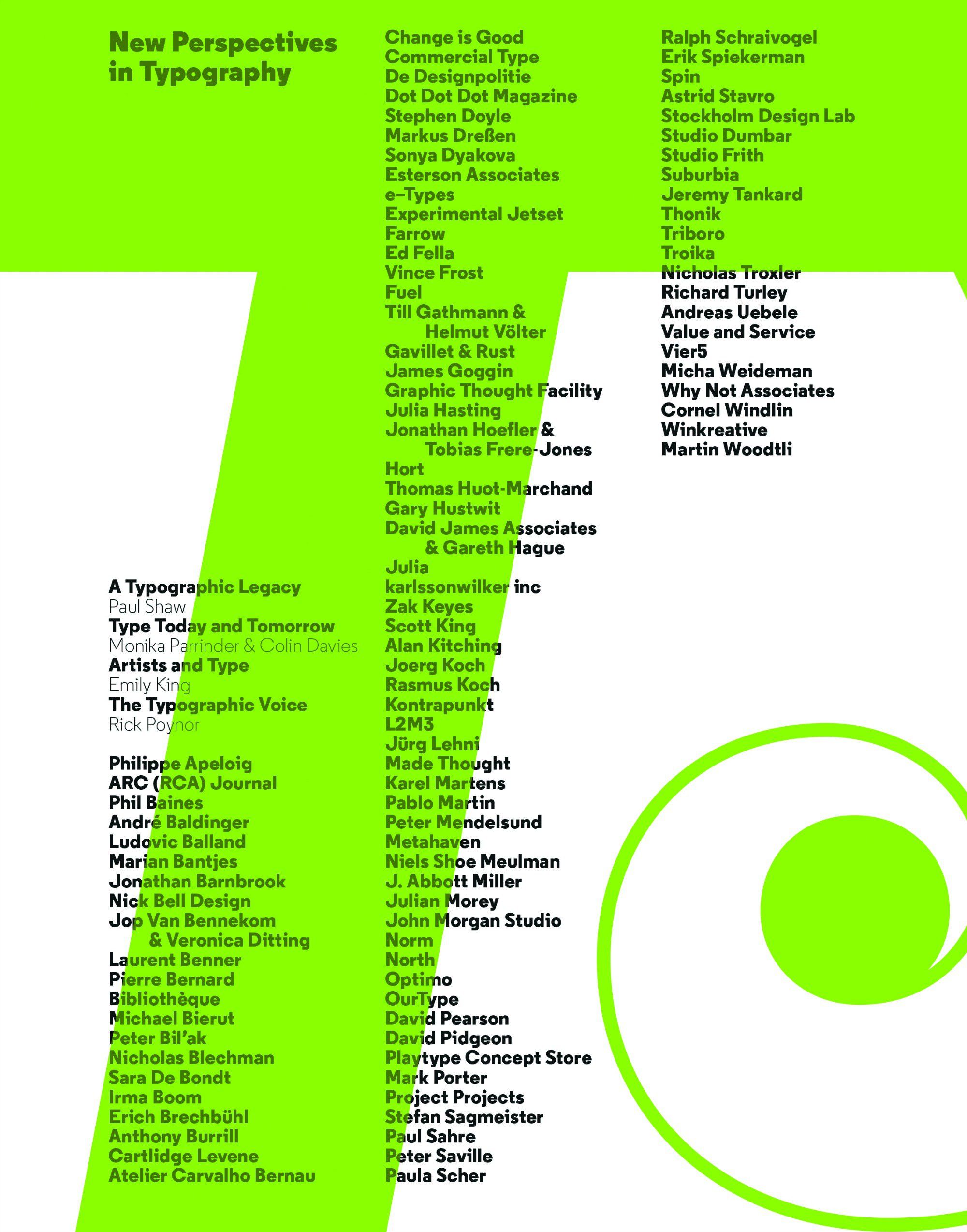 New Perspectives in Typography